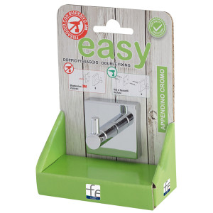 Appendino in acciaio cromato linea Easy