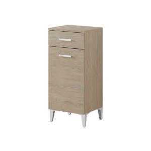 Base colonna Stella 35cm in nobilitato melaminico rovere