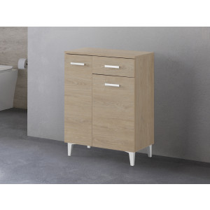 Base Stella 60cm in nobilitato melaminico rovere