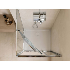 Box doccia angolare Rototraslante 90x90 cm linea Master