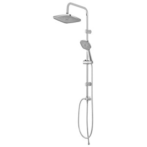 Colonna doccia Platinum H 93 cm soffione quadrato