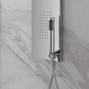 Colonna top slim cromo