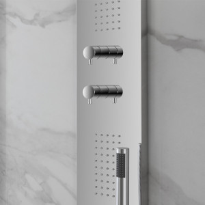 Colonna top slim cromo