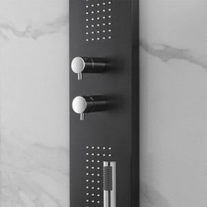 Colonna top slim nera