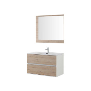 COMP. BAGNO FABULA 90CM SOSP. 2 CASS. BCO/ROV