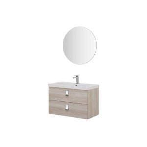 composizione bagno 80cm grigio linea Bravissimo 80