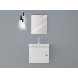 Composizione bagno sospesa Si50 bianco laccato