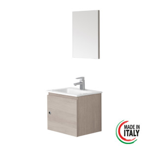 Composizione bagno sospesa Si50 rovere chiaro
