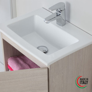 Composizione bagno sospesa Si50 rovere chiaro