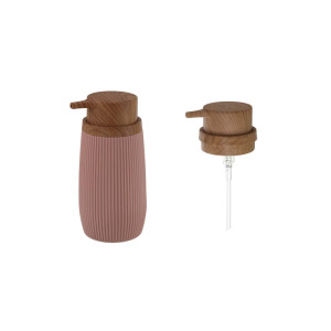 Dispenser sapone in plastica PS e Abs rosa linea London