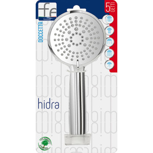 Doccetta in abs cromo 5 funzioni