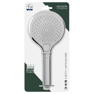 Doccetta tonda in abs 3 funzioni cromo hidra Style