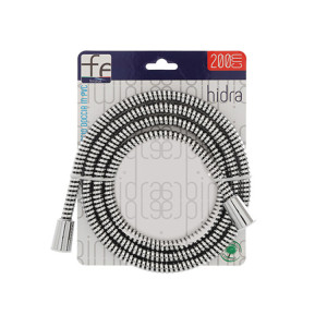 Laccio doccia in pvc cromo da 150 cm