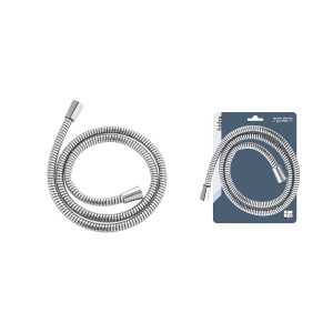 Laccio doccia in pvc cromo da 200 cm