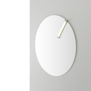 LAMPADA LED 25 CM IN ABS CROMO