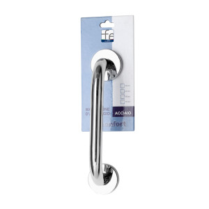 Maniglione in acciaio cromato da 67 cm