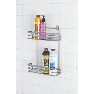 Mensola rettangolare due ripiani linea Linda 2.0