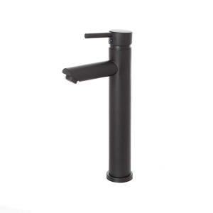 Miscelatore lavabo alto nero opaco serie York