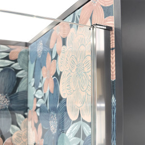 Parete doccia WALK IN da 110cm trasparente