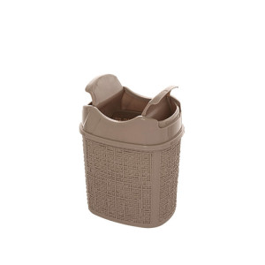 Pattumiera in plastica cappuccino 5.5 Lt Canvas