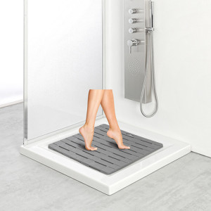 Pedana doccia rigida in plastica PP grigia Winny