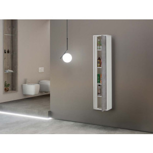 Pensile Fabula L30xH150 in nobilitato melaminico cemento