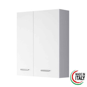 Pensile Stella 60cm in nobilitato melaminico bianco lucido