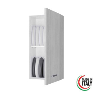 Pensile Stella L35xH70 in nobilitato melaminico grigio