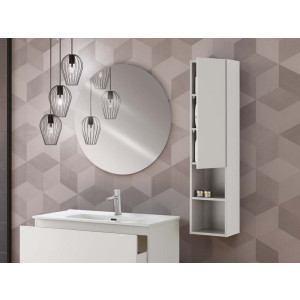 Pensile un'anta H115x30 bianco linea Light