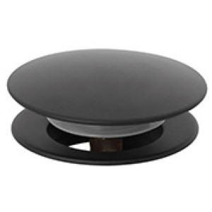 Piletta universale tonda clic/clac nera