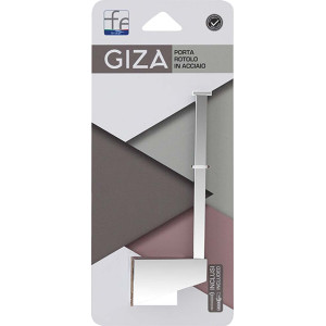 Porta rotolo in cromall cromo linea Giza