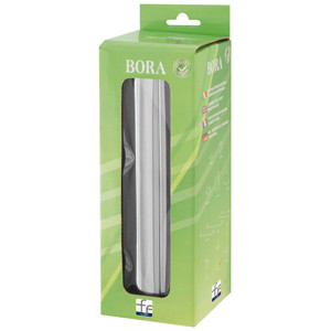 Porta scopino cromo da appoggio linea Bora