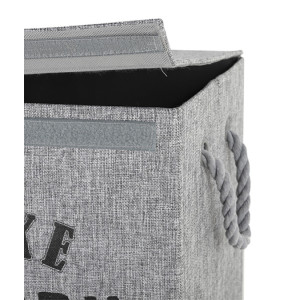 Portabiancheria in tessuto grigio 72 Lt Laundry