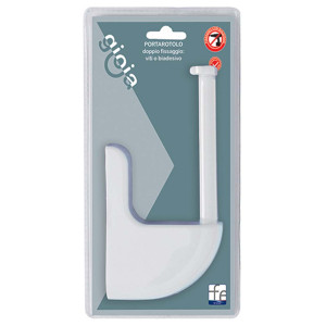 Portarotolo in abs bianco linea Gioia