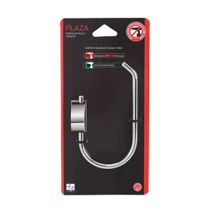 Portarotolo in acciaio cromato linea Plaza