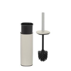 Portascopino in acciaio bianco opaco Duka