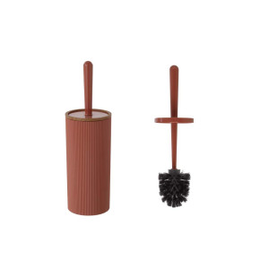 Portascopino in plastica PS e ABS terracotta linea London