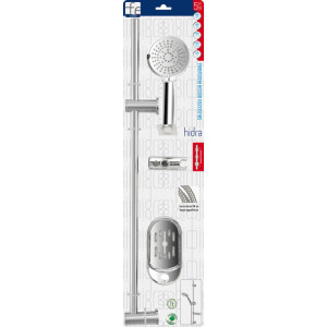 Saliscendi regolabile con doccetta 5 funzioni