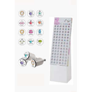 Saltello in acciaio e abs 38 mm Zodiac