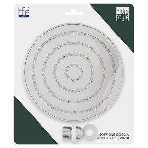 Soffione tondo cromo dia 20cm Hidra Style