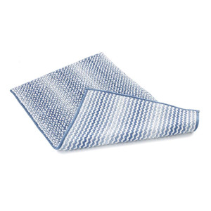 Tappeto in ciniglia di poliestere blu 50x80 Marea