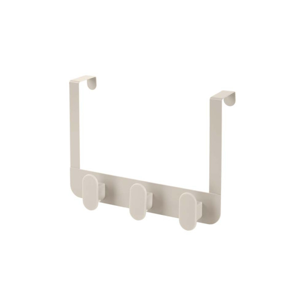 Appendino beige ovale con tre ganci linea Fiore