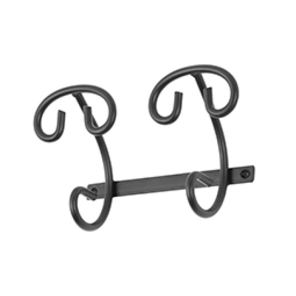 Appendino doppio in ferro battuto linea Siena