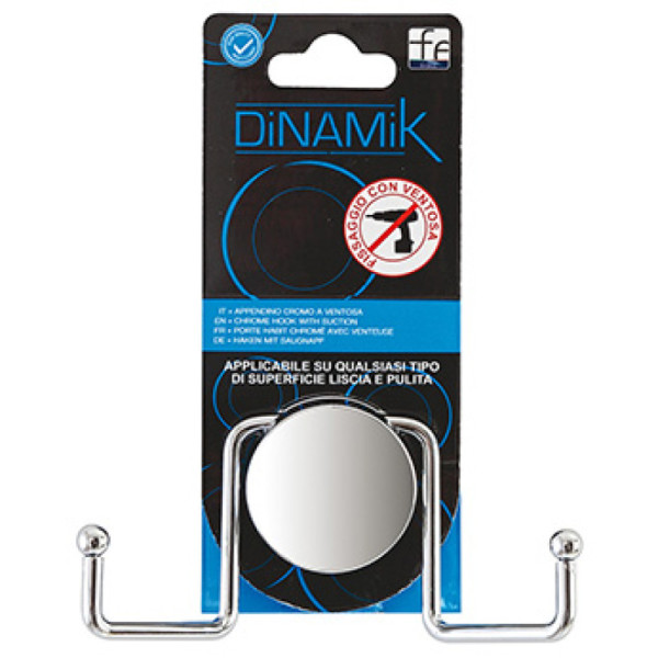 Appendino in acciaio cromato linea Dinamik