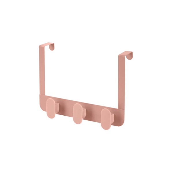 Appendino rosa ovale con tre ganci linea Fiore