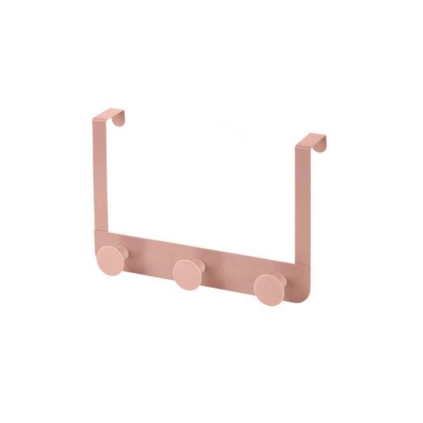 Appendino rosa tondo con tre ganci linea Fiore