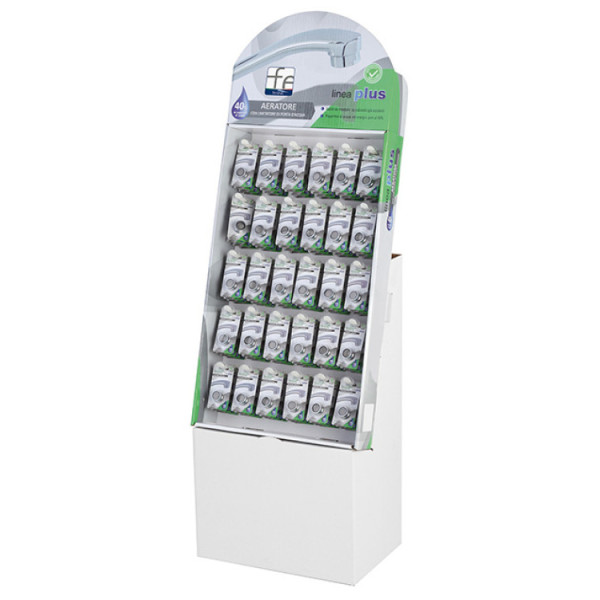 Areatore maschio con limitatore di portata d'acqua