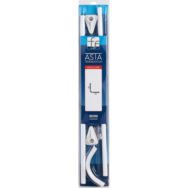 Asta tenda doccia angolare dia 22 mm