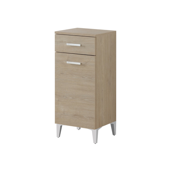 Base colonna Stella 35cm in nobilitato melaminico rovere