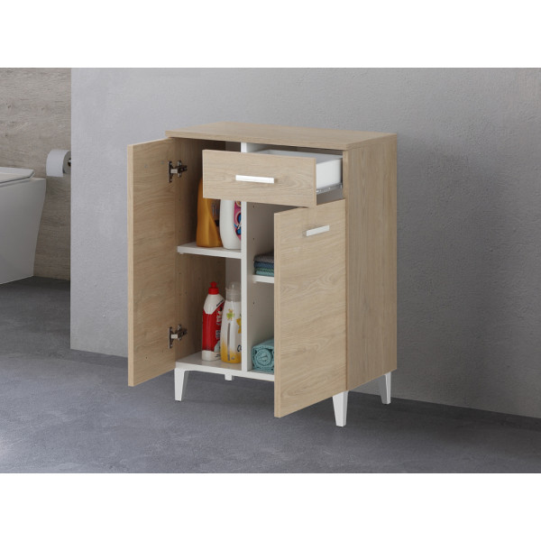 Base Stella 60cm in nobilitato melaminico rovere